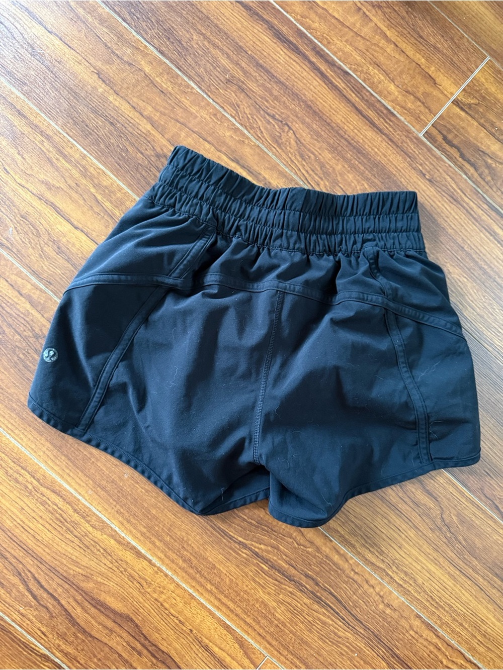 Black Lululemon Track That Short size 2